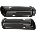 Arlen Ness 07-053 Deep Cut Comfort Series Hand Grips Black for Harley Tbw
