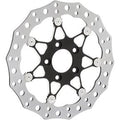 Arlen Ness Procross Black Two-Piece Floating Front Brake Rotor 08-13 Touring