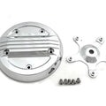 V-Twin 34-0088 Chrome Five-Bolt Air Cleaner Insert for Twin Cam Softail 99-17