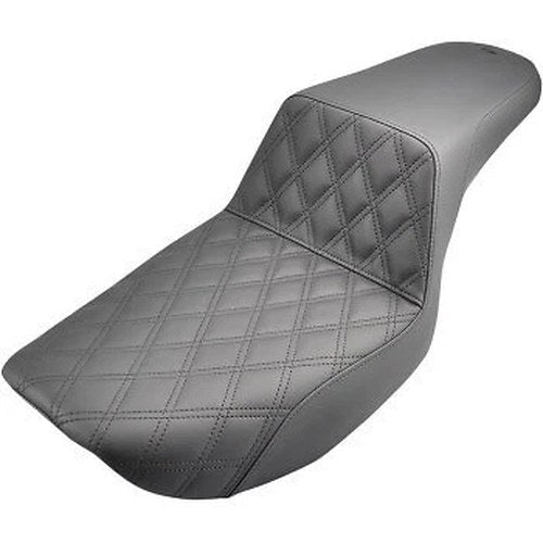 Saddlemen 882-09-172 Black Step-Up Seat Front Lattice Stitch for 82-00 Fxr