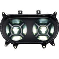 Custom Dynamics CD-RG-H-B Black Double-X LED Headlight for 15-23 Road Glide