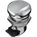 Kuryakyn 1467 Chrome Push-Button Fuel Door Latch for 92-24 Touring