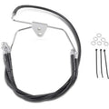 Drag Specialties 1741-2517 Extended Length Black Vinyl Brake Line Kit +6"