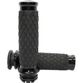 Avon DIA-65-ANO-FLY Black Diamond Contour Hand Grips for Harley Electronic Tbw