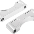 Klock Werks Chrome 21" Hugger Front Fender Mounting Blocks 84-13 Flhr Fltr Flhx