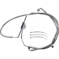Drag Specialties 1741-2624 Extended Length Stainless Steel Brake Line Kit