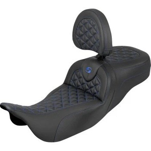 Saddlemen Road Sofa Seat Extended Reach w/ Backrest Tri Gripper for 08-25