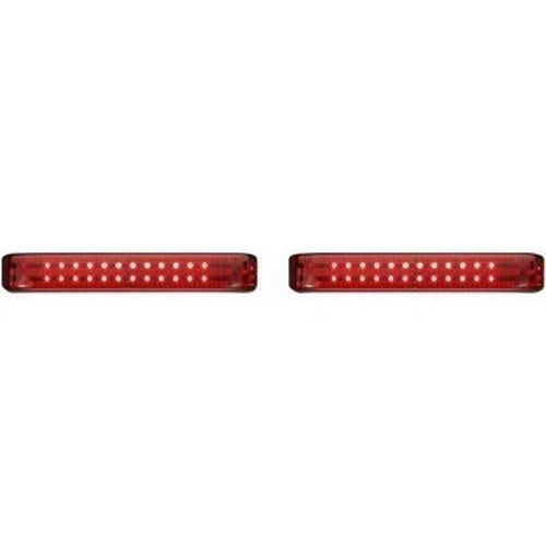 Custom Dynamics PB-SB-BCM-BR Black Red ProBEAM Bagz LED Saddle Bag Lights