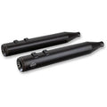 S&S Black 4" Grand National Slip-On Mufflers for Harley M8 Touring 17-24