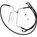 Drag Specialties 1741-3982 Extended Length Black Vinyl Brake Line Kit +8"