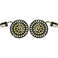 Drag Specialties 2020-1807 Front Dual Ring Bullet Style Turn Signal Inserts