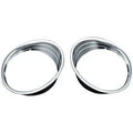 Kuryakyn 5622 Chrome Driving Light Bezels- Chrome for Indian