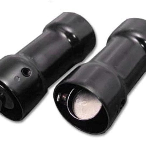V-Twin 30-0454 2-1/4" Snuff or Not Baffle Pipe Set for Harley Custom Use