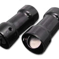V-Twin 30-0454 2-1/4" Snuff or Not Baffle Pipe Set for Harley Custom Use