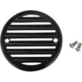 Joker Black Silver Finned Timer / Points Cover Big Twin 70-99 & Sportster 04-22