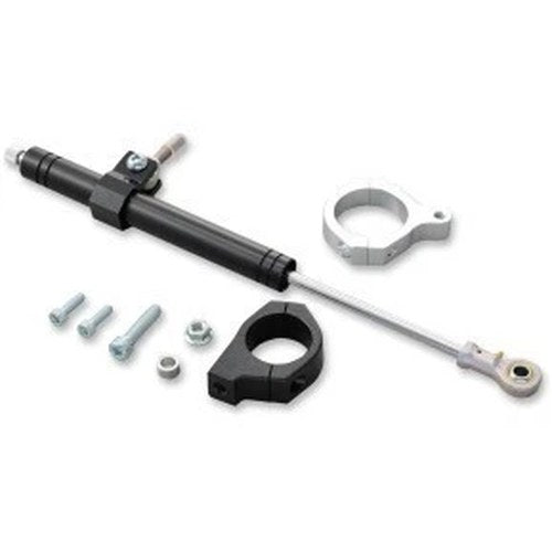 Drag Specialties 0414-0528 Black Steering Damper Kit for 06-17 Dyna