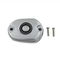 V-Twin 23-9263 Chrome Handlebar Master Cylinder Lid Cover for Sportster 04-06