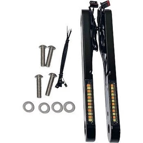 Custom Dynamics PB-DS2-14-B Black ProBEAM Dynamic Strips V2 Front Turn Signals