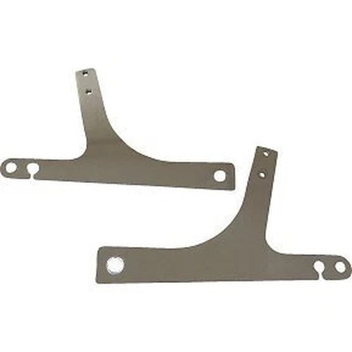 Drag Specialties 1504-0111 Sissy Bar Side Plates- Chrome