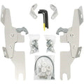 Memphis Shades Polished Batwing Fairing Mounting Kit Harley Switchback Fld 12-16