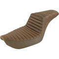 Saddlemen 896-04-176BR Brown Step-Up Seat Front Tuck-n-Roll/Rear Lattice Stitch