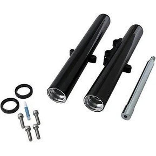 Arlen Ness 06-521 Black Smooth Hot Fork Legs Custom Single Disc Touring 08-13
