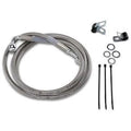 Drag Specialties 1741-2658 +4" Extended Length Stainless Steel Brake Line Kit