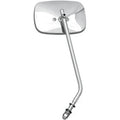 Drag Chrome Long Stem Die-Cast Replacement Mirror (SOLD Each) for Harley