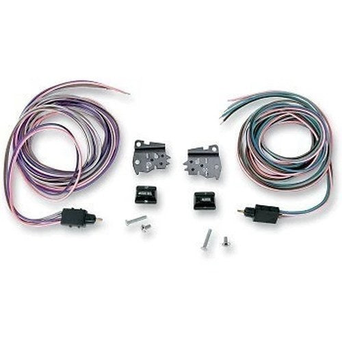 Black Handlebar Switches 96-13 Radio Kit for Harley Touring