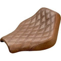 Saddlemen Brown Renegade Lattice Stitch Solo Seat for 18-20 Street Bob