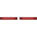 Custom Dynamics Chrome RedLED Sequential Low-Profile Bagz™ Saddlebag Lights