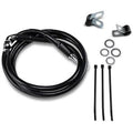 Drag Specialties 1741-2552 +4" Extended Length Black Vinyl Front Brake Line Kit