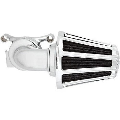 Arlen Ness 81-027 Chrome 10-Gauge Monster Sucker Air Cleaner Kit with Cover