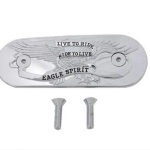 V-Twin 34-0641 Chrome Live to Ride Eagle Air Cleaner Insert for Sportster 04-22
