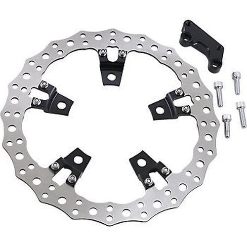 Arlen Ness 02-950 Jagged Floating Rotor Left Front Brake Rotor for 14-21 Touring