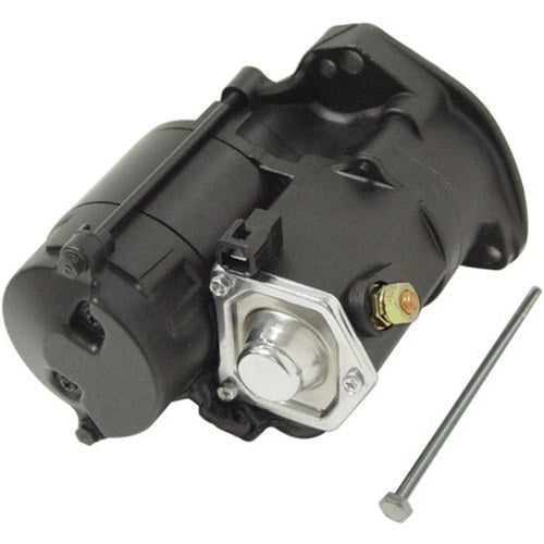 Black 1.4 KW Starter f Harley Big Twin Evo Softail Road King Electra Glide 89-06