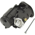 Black 1.4 KW Starter f Harley Big Twin Evo Softail Road King Electra Glide 89-06