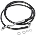 Drag Specialties 1741-4506 Extended Length Black Vinyl Brake Line Kit +4"