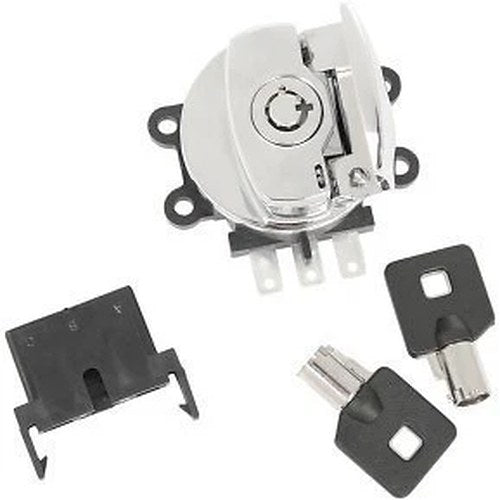 Drag Specialties 2106-0224 Chrome Side Hinge Ignition Switch