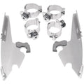 Memphis Shades Polished Fat/Slim/Batwing Mounting Kit 06-17 Fxd Dyna 08-11 Fxcw