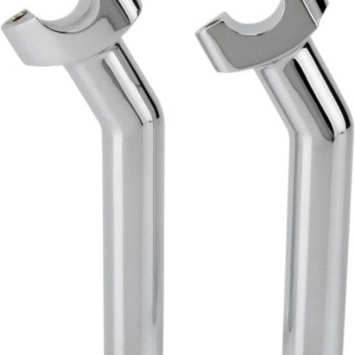 Drag Specialties 0602-0411 Chrome 6.5" Pullback Handlebar Risers for Harley