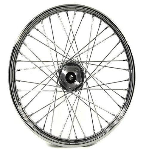 V-Twin 52-0169 Chrome 40 Spoke 21" x 2.15" Front Wheel for 84-95 Fxst