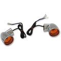 Drag Specialites 2020-1377 Chrome Front Bullet-Style Turn Signals