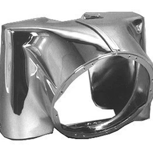 V-Factor 36814 Chrome Headlight Housing Nacelle Set - FL 60-84 & Early WG 49-59