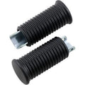 Drag Specialties DS-241065 Rubber Driver Footpegs for Harley Female Mount