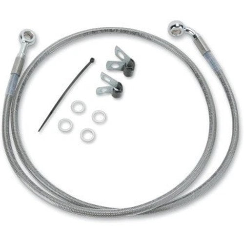 Drag Specialties 1741-2656Extended Length Stainless Steel Brake Line Kit