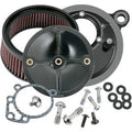 S&S Super Stock Stealth Air Cleaner Kit for Twin Cam 99-06 w/ E or G Series Carb