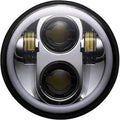 Custom Dynamics PG-575-C ProGLOW LED Headlamp Chrome 5.75" w Color Changing Halo