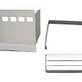 V-Twin 42-0547 Chrome Slotted Battery Cover Kit for 91-97 Sportster
