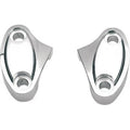 Drag Specialties 1803-7506 Chrome Handlebar Riser Top Clamps 2-Piece - 1" Harley